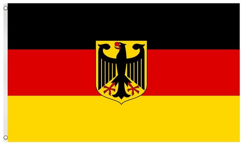 Deutschland fahne mit adler - fahne,