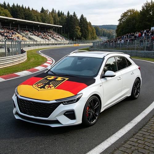 Auto motorhauben flagge - motorhauben,
