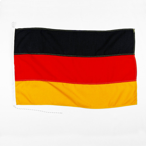 Deutschland flagge genäht - deutschland,