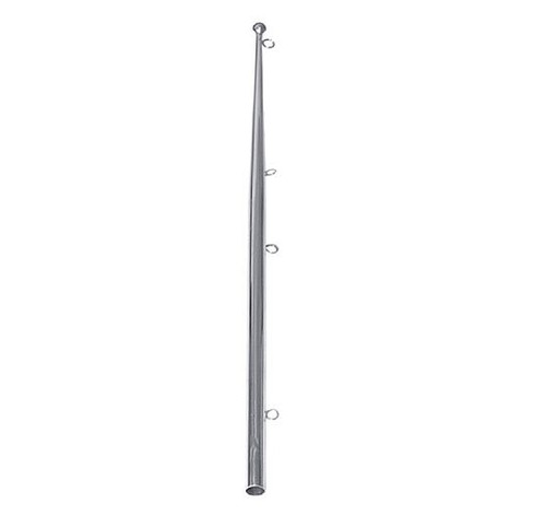 Flaggenstock aus edelstahl - flaggenstock,