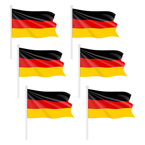 Deutschland flagge - 🇩🇪,