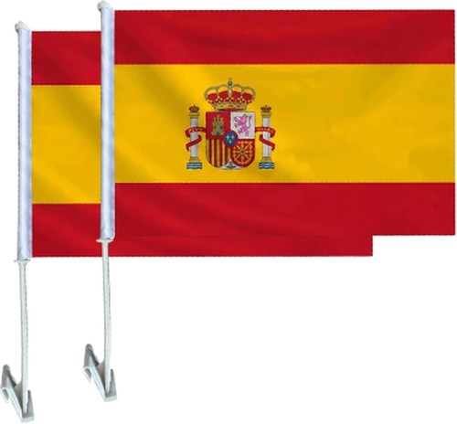 Autoflagge spanien - 2x, –