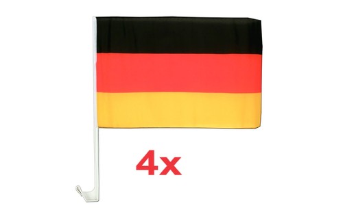 Autofahne set deutschland - autofahne, 4x