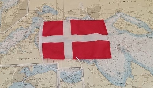 Gastlandflagge dänemark 20x30 - gastlandflagge,