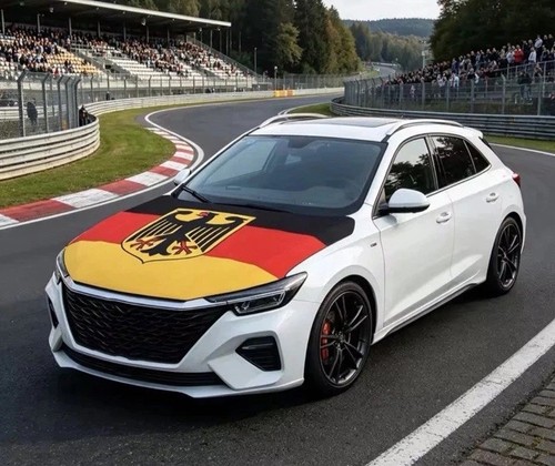 115x160cm deutschland flagge - 115x160cm,