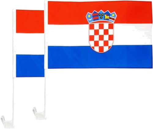 Autoflagge kroatien - 2x,