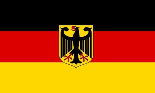 Flagge fahne deutschland mit - flagge,