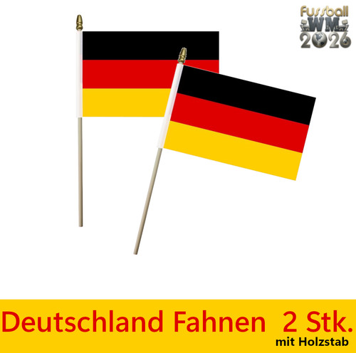 Deutschland flagge - 2x,