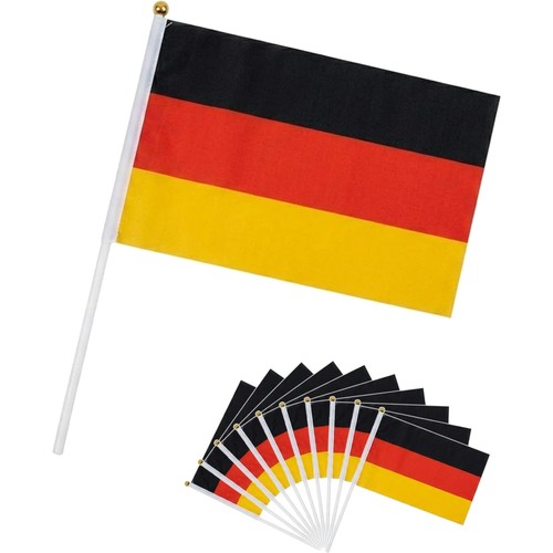 Handflagge 21x14cm stück - 21x14cm,