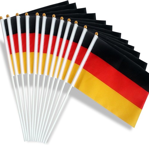 12x flaggen polyester 30cm - 12x,