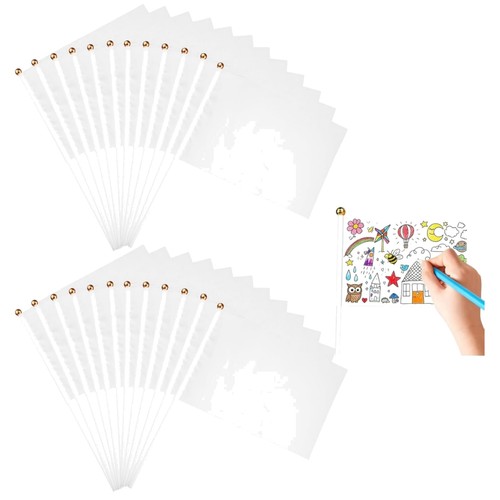 Flaggen set stück - set, weiß
