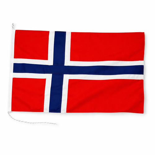 Norwegen flagge genäht - norwegen,